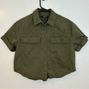 Madewell Olive Button Down Shirt
